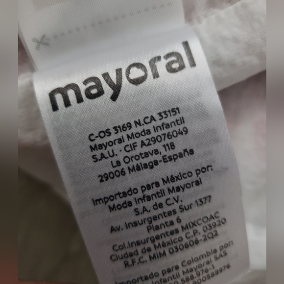 NWOT Mayoral Baby Girls Dress size 12m - Picture 12 of 13